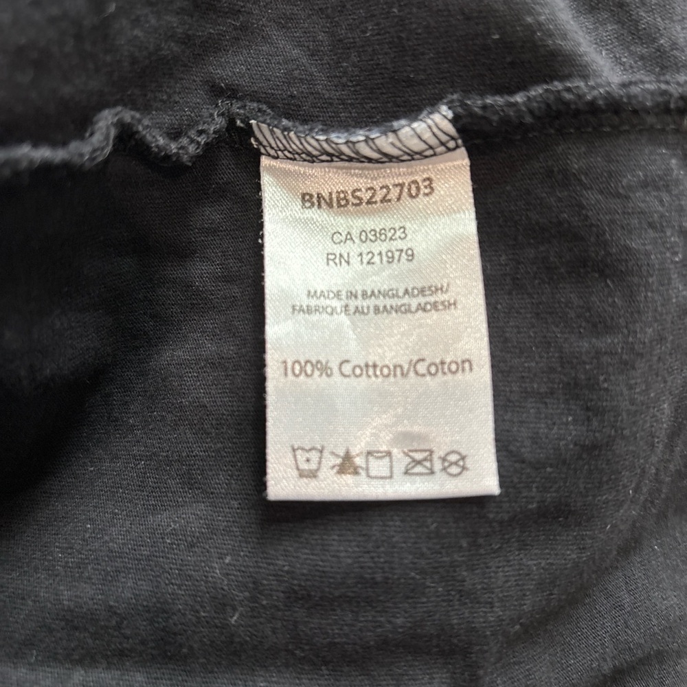 Black N Blanc Techwear Graphic Pocket Tee Medium Black Utility Streetwear - Picture 6 of 7
